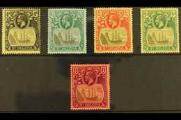 1922-37 "Badge Of St. Helena" Watermark Multi Crown CA Complete Set, SG 92/96, Very Fine Mint. (5 Stamps) For More Image - Sainte-Hélène