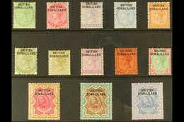 1903 (1 June) India Overprinted At Top Complete Set, SG 1/13, Fine Mint. Fresh And Attractive. (13 Stamps) For More Imag - Somaliland (Protectorate ...-1959)