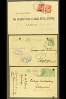 FORERUNNERS COVERS & STATIONERY POSTCARDS 1916-20 Incl. 1917 Censored Cover With "Windhoek" Pmks, Four 1920 Uprated ½d C - Non Classificati