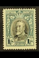 1931-7 1s Black & Greenish Blue, Perf.14, SG 23b, Never Hinged Mint. For More Images, Please Visit Http://www.sandafayre - Südrhodesien (...-1964)