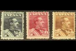 1922-29 1p, 4p & 10p King Top Values Special Issue Printed In Deeper Colours All With "A000,000" (SPECIMEN) Control Figu - Other & Unclassified