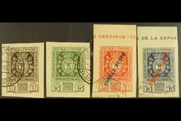 1936 First National Philatelic Exhibition Both Imperf Postage And Air Sets, SG 817/818 And 819/820, Very Fine Used. (4 S - Andere & Zonder Classificatie