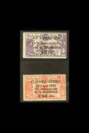 1938 Seventh Anniv Of Republic Overprints Complete Set (Edifil 755/56, SG 837/38, Michel 706/07), Fine Mint, Very Fresh. - Other & Unclassified