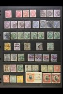 1886-1953 USED COLLECTION Presented Chronologically On A Trio Of Stock Pages. Includes A George I Range With Shade & Per - Tonga (...-1970)