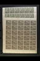 1938-48 KGVI COMPLETE DEFINITIVES COMPLETE SHEETS Group Of Complete Sheets Of Sixty With Margins, Includes 1938-45 ¼d Bl - Turks- En Caicoseilanden