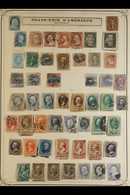 1861-1937 EXTENSIVE OLD TIME COLLECTION. EST CAT $5000+ An Interesting Old Time Mostly Used Collection, Haphazardly Pres - Altri & Non Classificati