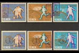 ROYALIST CIVIL WAR ISSUES 1966 4b Revalued Surcharge On 1965 Olympic Winners And England Winners Sets, Mi 260/5, Very Fi - Yemen