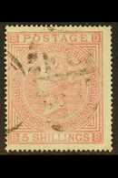 1867-73 5s Pale Rose, Watermark Maltese Cross, Plate 2, SG 127, Good Used With Light Cancel And Full Perfs. For More Ima - Other & Unclassified