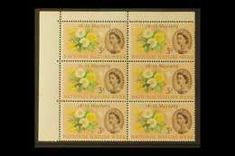 1963 3d National Nature Week With CATERPILLAR FLAW Variety, SG 637a, In A Never Hinged Mint Positional Block Of Six. (6  - Other & Unclassified