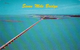 Florida Keys Seven Mile Bridge Looking North 1973 - Key West & The Keys