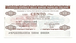 1977 - Italia - Istituto Centrale Delle Banche Popolari Italiane - Ass.Commercianti Provincia Udine ---- - [10] Chèques