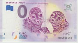 Billet Touristique 0 Euro Souvenir Allemagne Seehundstation 2018-1 N°XEBV000698 - Essais Privés / Non-officiels