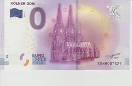 Billet Touristique 0 Euro Souvenir Allemagne Kôlner Dom 2017-1 N°XEHH007327 - Privatentwürfe