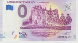 Billet Touristique 0 Euro Souvenir Allemagne Matrosenaufstand Kiel 2018-2 N°XEMM002357 - Privatentwürfe