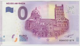 Billet Touristique 0 Euro Souvenir Allemagne Neuss Am Rhein 2017-1 N°XENV001879 - Privéproeven