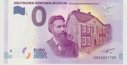 Billet Touristique 0 Euro Souvenir Allemagne Deutsches Rontgen-Museum 2017-1 N°XENZ001709 - Essais Privés / Non-officiels