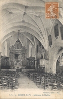 CPA Arudy Intérieur De L'Eglise - Arudy