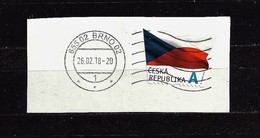 Czech Republic Tschechische Republik 2015 Gest ⊙ Mi 865 The Flag Of The Czech Republic. Die Flagge Der Tschechische.c15 - Oblitérés