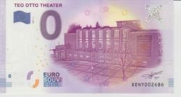 Billet Touristique 0 Euro Souvenir Allemagne Teo Otto Theater 2017-1 N°XENY002686 - Essais Privés / Non-officiels