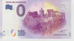 Billet Touristique 0 Euro Souvenir Allemagne Burg Mildenstein 2017-1 N°XENA000882 - Privatentwürfe