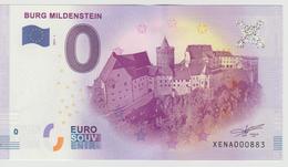 Billet Touristique 0 Euro Souvenir Allemagne Burg Mildenstein 2017-1 N°XENA000883 - Privatentwürfe