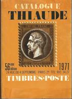 Catalogue Philatélique Thiaude - Année 1971 - Frankrijk