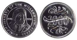 00215 GETTONE JETON TOKEN ADVERTISING MAKERS OF THE MILLENIUM MOTHER TERESA - Sonstige & Ohne Zuordnung