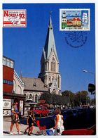 Finland 1992 Kristiansand NORDIA 92 Philatelic Exhibition Postcard - Covers & Documents