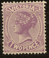 VICTORIA 1882 2d Mauve P12.5 QV SG 211 HM #AMD33 - Neufs