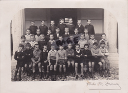 PHOTO ANCIENNE,SITUEE,CLASSE,73,SAVOIE,CHAMBERY,4EME CLASSE,1932-1933,SIGNATURE DU PHOTOGRAPHE,ECOLE DE GARCON - Places