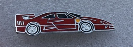 Broche Ferrari F40 . No Pin's . émail Grand Feu .énamel . 12 X 51 Mm - Ferrari