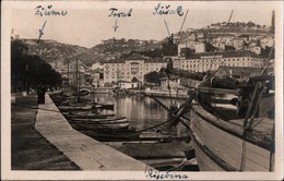 ! 1927 Alte Ansichtskarte Laurana, Lovran, Istrien, Hafen, Harbour, Fiume, Kroatien, Croatia - Kroatien