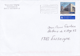 No 1602 A Sur Lettre  Avec Oblitération Centrale De Zürich - Storia Postale