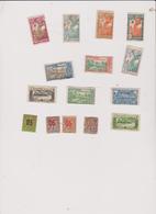 Timbre Guyane Francaise 15 Timbres - Used Stamps