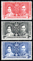 SOMALILAND 1937 - Set MLH* - Somaliland (Protectorate ...-1959)