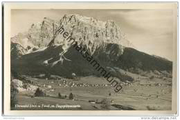 Ehrwald - Zugspitzmassiv - Foto-AK - Ehrwald