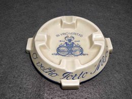 RARE VINTAGE PORCELAIN ASHTRAY ADVERTISING " NIEEPORT" PORT WINE MADE IN PORTUGAL BY CANDAL - Porzellan