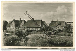 Hallig Hooge - Hanswarft Mit Königshaus - Foto-AK - Verlag Johannes Quedens Norddorf Auf Amrum - Halligen