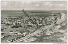 Nordseebad Wangerooge - Foto-AK - Luftbild - Verlag Schöning & Co. Lübeck Gel. 1961 - Wangerooge