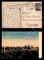 A17-229-A08-499 COLONIE - EGEO - Rodi - 15 Cent Grigio Nero (4) Su Cartolina Della PM 94 A Genova Del 8.10.19 - Other & Unclassified