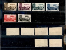 A17-319-A13-0583 COLONIE - EGEO - 1933 - Zeppelin (22/27 - Aerea) - Serie Completa - Gomma Integra (2.250) - Other & Unclassified