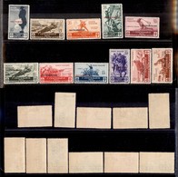 A17-372-A14-0596 COLONIE - EGEO - 1934 - Medaglie Al Valore (80/90) - Serie Completa (600) - Other & Unclassified