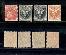 A17-335-A13-0624 COLONIE - LIBIA - 1915/1916 - Croce Rossa (13/16) - Serie Completa - Gomma Integra (350) - Other & Unclassified