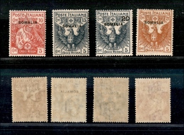 A17-345-A13-0705 COLONIE - SOMALIA - 1916 - Croce Rossa (19/22) - Serie Completa - Gomma Integra (850) - Other & Unclassified