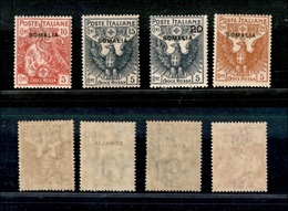 A17-345-A13-0705 COLONIE - SOMALIA - 1916 - Croce Rossa (19/22) - Serie Completa - Gomma Integra (850) - Sonstige & Ohne Zuordnung