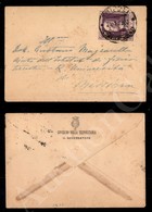 A17-253-A08-580 COLONIE - TRIPOLITANIA - 20 Cent Volta (43) Isolato Su Bustina Da Tripoli A Messina Del 21.1.28 - Other & Unclassified