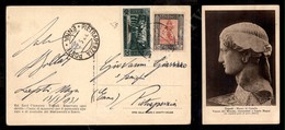 A17-254-A08-581 COLONIE - TRIPOLITANIA - 20 Cent Montecassino (54) + 10 Cent (47/Libia) Cartolina Da Tripoli D’Africa A  - Other & Unclassified