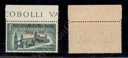 A17-175-A08-349 EMISSIONI CLN - AOSTA - 1944 - 1,25 Lire Espresso (8) Con Soprastampa Speculare In Albino Sul Bordo - Go - Other & Unclassified