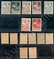 A17-260-A08-612 ESTERO - BELGIO - Belgio - 1911 - Pro Opere Antitubercolari (81II/88II) - Serie Completa Di 8 Valori Con - Sonstige & Ohne Zuordnung