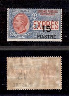 A17-369-A14-0576 LEVANTE - LEVANTE - Costantinopoli - 1922 - 15 Piastre Su 30 Cent Espresso (2) - Nuovo Con Gomma (650) - Altri & Non Classificati